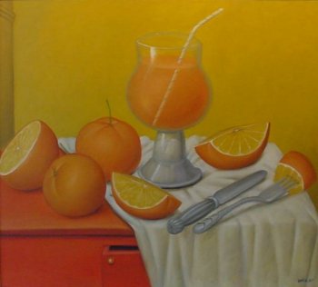 Desayuno Color Naranja.-